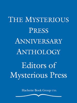 cover image of The Mysterious Press Anniversary Anthology
